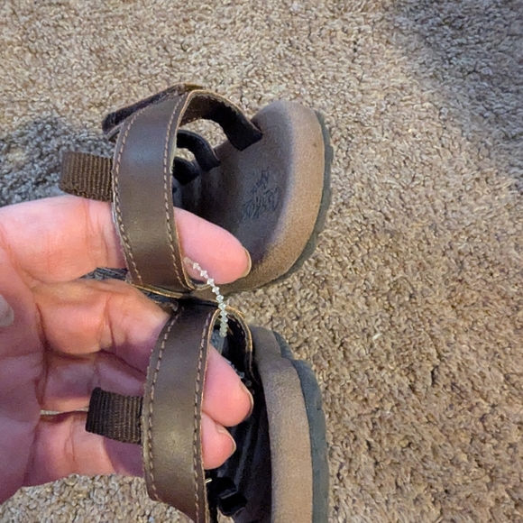 OshKosh B'gosh Brown Sandals with Adjustable Straps - Picture 7 of 8